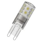 Osram lampe led pin dimmable avec culot g9, blanc chaud (2700k), 350 lumens, verre clair, paquet individuel ...