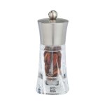 Ouessant moulin a piment manuel en inox et acryl 14 cm Ouessant moulin a piment manuel en inox et acryl 14 cm