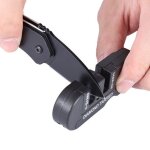 Outil d'aiguisage de couteaux portable 4 en 1, multifonctionnel, portable d'extrieur, barre d'aiguisage ...