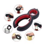 Outils de cuisine 6 en 1 multi - fonctions ouvre - bouteille jar gripper