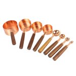 Outils de cuisson, manche en bois, tasses a mesurer, cuillre a mesurer, ensemble de caf, balance de ...