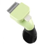 Outil d'�pilation pour chien a poil court, orange - m