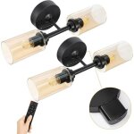 Outon lot de 2 appliques murales sans fil 8000mah, gradateur, 3 couleurs, tactile & t�l�commande, m�moire, ...