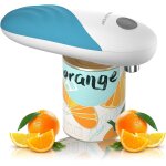 Ouvre - bo�te electrique � bord lisse one touch haushof, ouvre - bocal automatique avec fonction d�marrage ...