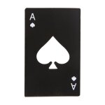 Ouvre - bouteille en acier inoxydable, ouvre - bouteille, cartes a jouer, pour poker, bar, bi�re, fournitures ...
