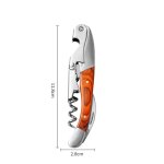 Ouvre - bouteille de bire en acier inoxydable, tire - bouchon de serveurs professionnels, etui en cuir, ...