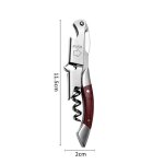Ouvre - bouteille de bire en acier inoxydable, tire - bouchon de serveurs professionnels, etui en cuir, ...