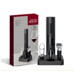 Ouvre - bouteille electrique noir avec chargement usb, tire - bouchon automatique, cratif, tremp, maison, ...