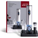 Ouvre - bouteille electrique, avec support, tire - bouchon automatique comprenant des bouchons sous vide, ...