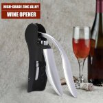 Ouvre - bouteille a levier vertical avec tire - bouchon, coupe - feuille, ensemble d'outils pour le vin ...