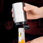 Ouvre - bouteille magntique automatique en acier inoxydable, ouvre - bouteille magntique portable pour ...