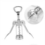 Ouvre - bouteille / tire - bouchon - bouteilles de vin ouvertes - argent