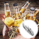 Ouvre - bouteille de vin en acier inoxydable, tire - bouchon, pour serveurs et barmen, manuel incroyablement ...