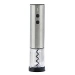 Ouvre - bouteille de vin electrique - mini en acier inoxydable avec coque transparente Ouvre - bouteille de vin electrique - mini en acier inoxydable avec coque transparente