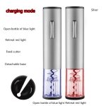 Ouvre - bouteille de vin electrique tire - bouchon automatique rechargeable avec extracteur de feuille ...