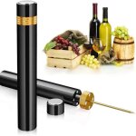 Ouvre - bouteille de vin portable en acier inoxydable, extracteur de liège, pression d'air, outils de ... Ouvre - bouteille de vin portable en acier inoxydable, extracteur de liège, pression d'air, outils de ...