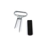 Ouvre - bouteille de vin portable en métal, extracteur de liège a deux dents, vieux vin rouge, tire - ... Ouvre - bouteille de vin portable en métal, extracteur de liège a deux dents, vieux vin rouge, tire - ...