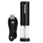 Ouvre - bouteille de vin rouge electrique tire - bouchon avec coupe - feuille accessoires de cuisine ...