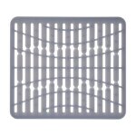 Oxo - petit tapis d'vier en silicone gris 32 x 28 cm - gris