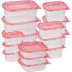 Pack de 15 botes de conservation en plastique - 5 formats