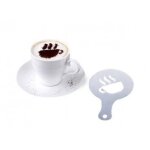 Pack de 16 pochoirs pour tasse de caf� deco maison ustensile cuisine