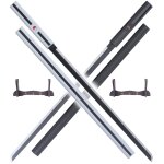 Pack 2 katanas en bois sabre sasuke lame en bois naruto sabre kusanagi epee + presentoir en bois d�coration ...