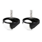 Pack de 2 roues avant pour irobot roomba 500 / 600 / 700 / 880 / 980 noir
