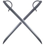 Pack 2 sabres polypropylene epee pirate sabre corsaire epee 89cm