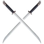 Pack 2 sabres en polypropylne katana argent epe duncan epe entrainement combat