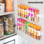Pack de 20 pots d'épices avec supports adhésifs et séparables - rangement cuisine original pour la maison ... Pack de 20 pots d'épices avec supports adhésifs et séparables - rangement cuisine original pour la maison ...