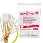 Pack de 50 coton - tiges bamboostickâ® taille s / m pour nettoyer les oreilles des petits chiens et des ... Pack de 50 coton - tiges bamboostickâ® taille s / m pour nettoyer les oreilles des petits chiens et des ...