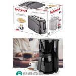 Pack djeuner cafetire thermo isotherm noire 8 tasses 900w + grille pain noir 700w 2 emplacements