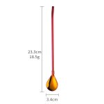 Paille a boire en acier inoxydable, cuillère a long manche, grand cocktail café lait thé glaces cuillère ... Paille a boire en acier inoxydable, cuillère a long manche, grand cocktail café lait thé glaces cuillère ...