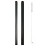 Paille a boire réutilisable en acier inoxydable 304, grande paille métallique de 12mm pour perles de ... Paille a boire réutilisable en acier inoxydable 304, grande paille métallique de 12mm pour perles de ...