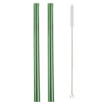 Paille a boire réutilisable en acier inoxydable 304, grande paille métallique de 12mm pour perles de ... Paille a boire réutilisable en acier inoxydable 304, grande paille métallique de 12mm pour perles de ...