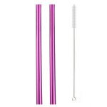 Paille a boire réutilisable en acier inoxydable 304, grande paille métallique de 12mm pour perles de ... Paille a boire réutilisable en acier inoxydable 304, grande paille métallique de 12mm pour perles de ...