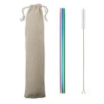 Paille a boire réutilisable en acier inoxydable 304, grande paille métallique de 12mm pour perles de ... Paille a boire réutilisable en acier inoxydable 304, grande paille métallique de 12mm pour perles de ...