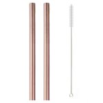 Paille a boire réutilisable en acier inoxydable 304, grande paille métallique de 12mm pour perles de ... Paille a boire réutilisable en acier inoxydable 304, grande paille métallique de 12mm pour perles de ...