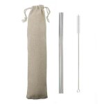 Paille a boire réutilisable en acier inoxydable 304, grande paille métallique de 12mm pour perles de ... Paille a boire réutilisable en acier inoxydable 304, grande paille métallique de 12mm pour perles de ...