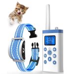 Paipaitek - collier de choc pour chat avec tlcommande, 2 en 1, collier d'entranement pour chat, collier ...