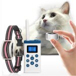 Paipaitek - collier d'entranement pour chat avec tlcommande, anti - miaou existent, bip, vibration, ...