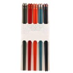 Paires de baguettes réutilisables, lavables au lave - vaisselle, antidérapantes Paires de baguettes réutilisables, lavables au lave - vaisselle, antidérapantes