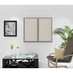 Paire de brise bise lin 45x90 cm linen naturel, par soleil d'ocre