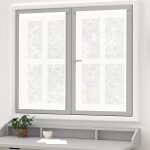 Paire de brise bise lin 60x120 cm linen blanc, par soleil d'ocre