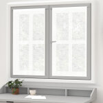 Paire de brise bise lin 60x160 cm linen blanc, par soleil d'ocre