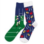 Paire de chaussettes coton passion rugby homme