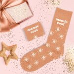 Paire de chaussettes paillettes mamie cool femme