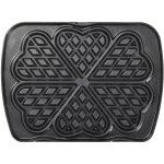 Paire de plaques pour 6 gaufres coeur pour gaufrier premium 010522