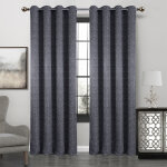 Paire de rideaux obscurcissant a point blanc