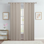 Paire de voilages unis